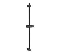 OFFO Barra de Ducha de 70 cm,Barra de Ducha de Pared,Distancia Regulable de 38 a 66 cm, con Soporte Ducha Barra,Recambio Barra Ducha,Negro Mate