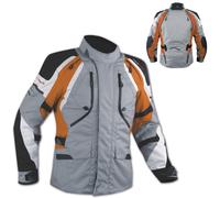 Offroad Enduro Moto chaqueta impermeable tela CE aprobó Salidas de Aire Naranja