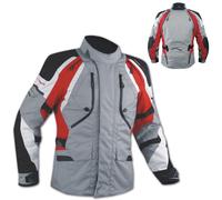 Offroad Enduro Moto chaqueta impermeable tela CE aprobó Salidas de Aire Rojo