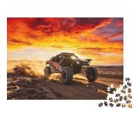 Offroad Rally Jigsaw Puzzles 1000 Piezas Recycled Desert Rally Puzzle para Adultos Puzzle Accesorios para Juegos Impossible Hard Difficult Challenging Fun Game 52x38cm/1000pcs
