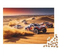 Offroad Rally Jigsaw Puzzles 1000 Piezas Recycled Racing Trucks Puzzle para Adultos Puzzle Accesorios para Juegos Impossible Hard Difficult Challenging Fun Game 52x38cm/1000pcs
