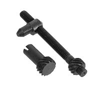 OFFSCH 1 juego de guía de tornillo de ajuste de motosierra, tensor de cadena de metal, tensor de cadena para ajuste de motosierra, tornillo de motosierra, kit de pista Wen, herramienta de acero para