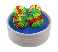 OFFSCH 1 Juego de lanzar y atrapar Pelotas, Juguete de plástico con paletas y ventosas para niños, Adultos, Familia, Escuela, Deportes al Aire Libre, Playa, Patio de recreo, Suministros de