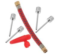 OFFSCH 1 Juego Kit de Adaptadores de Inflado de Neumáticos de Bicicleta con Agujas y Conectores para Compresores Accesorios Multiusos para Inflar Balones
