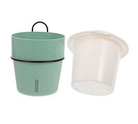 OFFSCH 1 Juego Maceta regaderas Watering Can Exterior Jardinera de Flores decoración Aire Jardinera suculenta de plástico contenedor de Flores de plástico el plastico Green