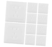 OFFSCH 10 Juegos Miniature Dollhouse Switches y Sockets Realistas para Kits de Casas Miniatura Accesorios DIY Detallados para Miniatura