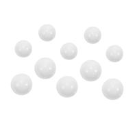 OFFSCH 10 Piezas Bolas de Acrílicas Blancas Resistentes y para Accesorios de Ruedas de Mesa Suministros para Noches Fiestas