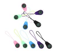 OFFSCH 10 Piezas Brújulas Pequeñas Portátiles con Cordón Multifuncional para Senderismo Camping y Actividades Compás Manual con Marcaciones Precisas y Diseño para Excursiones