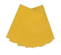 OFFSCH 10 Piezas Cartulina con Purpurina Dorada Papel Brillante para Manualidades DIY Decoración Tarjetas Scrapbooking Resistente y Fácil de Cortar