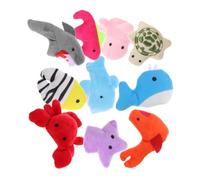 OFFSCH 10 Piezas Títeres de Dedo de Peluche Suave con Diseño de Animales Juguetes Interactivos para Cuentos Aptos para Infantiles y Actividades Hijos