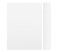 OFFSCH 10 Tarjetas para Sublimación de Doble Cara Tarjetas Plásticas Flexibles y Suaves para Impresión por Transferencia Térmica para Oficina y Negocio