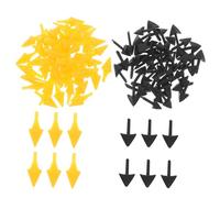 OFFSCH 100 Piezas Picos de Plástico para Manualidades Accesorios para Boca de Pato y Polluelo Insertos para Juguetes de Animales Diy Suministros para Proyectos Infantiles