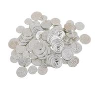 OFFSCH 1000 Monedas de búsqueda del Tesoro Pirata: Monedas Falsas de plástico, Juguetes simbólicos para Fiestas, Recuerdos de Fiesta de Piratas.