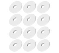 OFFSCH 12 Ambientadores Redondos para Coche Recarga de Aromaterapia, Material Pe white, Saludables Crear Ambiente Relajante Vehículo Varios estilos