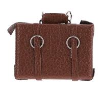 OFFSCH 12 para Decoración de Casas de Muñecas, Accesorio Marrón de Cuero para Mini Habitaciones, Juguete Decorativo Seguro y Detallado