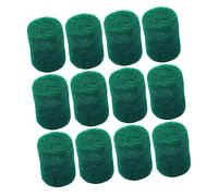 OFFSCH 12 Piezas De Almohadillas De Fieltro Verdes 8x11 Mm Para Saxofón Alto, Accesorio Portátil Para Reparación y Protección De Pilares, Suministros Duraderos Para Instrumentos Musicales