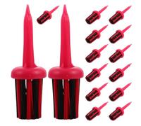 OFFSCH 15 cepillos para Tees de Golf: Tees Reutilizables para práctica y Entrenamiento, Soporte irrompible para Pelotas de Golf, Punta de plástico para Jugar al al Aire Libre (6,3 x 2 x 2 cm).