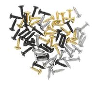 OFFSCH 150piezas Tornillos De Protección Para Guitarra Eléctrica Colores Montaje Fácil Unidades Caja De Almacenamiento