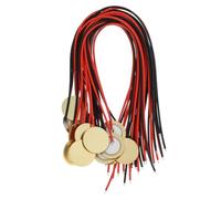 OFFSCH 15piezas Pastillas Piezoeléctricos Discos Piezoeléctricos Micrófono Sensor De De Sonido Accesorios Guitarra