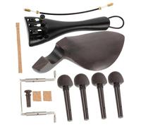OFFSCH 1juego Accesorios De Violín De Madera Clavijas De Afinación Soporte Barbilla y Endpin Diseño Clásico y Elegante Fácil Instalación Para Principiantes y Profesionales