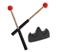 OFFSCH 1juego Baquetas Para Tambor De Lengua Accesorio De Percusión Con Soporte Mallet Musical Durable y Exquisito Para Instrumentos De Percusión