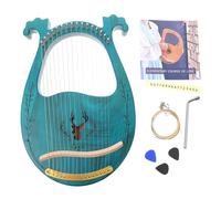 OFFSCH 1juego Cuerdas Arpa De Madera Retro De Cuerdas Portátil Color Azul Para Amantes Música