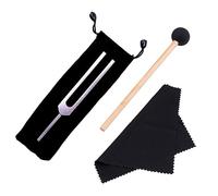 OFFSCH 1juego Diapasón De Afinación De Aleación De Aluminio Con Martillo Herramienta De Curación Sonora Para Chakras Instrumento Musical Profesional Diseño Duradero y Fácil De Usar