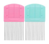 OFFSCH 2 Peines para Quilling de Papel para Manualidades, Herramienta de Quilling para Bricolaje en Colores Rosa y Azul, Kit de 2 Piezas para Flores y Filigrana Artesanal