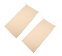 OFFSCH 2 Piezas Bolsas de Pan Reutilizables de Algodón de Portátiles con Cordón para Almacenamiento de Regalos y Objetos Pequeños