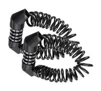 OFFSCH 2 piezas Candado para Casco Bicicleta con Combinación de Dígitos Portátil y Resistente Seguro para Bicicletas Eléctricas Motos y Scooters Compacto y Ligero para Uso Urbano y