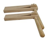 OFFSCH 2 Piezas Castañuelas de Madera para Juguetes Musicales Educativos para Niñas Sonido Divertido para Desarrollo del Ritmo y Talento Musical