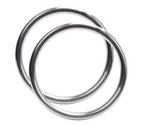 OFFSCH 2 Piezas Entrenamiento Inoxidable para Marciales de Anillos de Resistencia para Entrenamiento de y Fitness para Wing y Ejercicios de Brazos