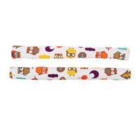 OFFSCH 2 Piezas Protectores de Manillar de Algodón Suave para Cochecito de Niña Funda Antideslizante para Mango Ergonómico Diámetro para Carrito de Compras y Partes de Cochecito