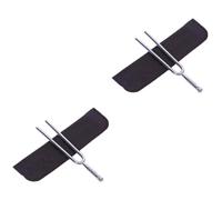 OFFSCH 2 Piezas Sintonizador De Tono Diapasón Tenedores De Música Afinador De Guitarra Sintonizadores Horquilla Sintonizadora Horquilla De Sonido Afinación Diapasones Silver