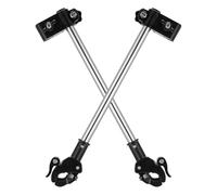 OFFSCH 2 Piezas Soporte Ajustable para Paraguas Bicicleta Montaje Rápido para Paraguas Manos Libres Compatible con Scooter Eléctrico Cochecito y Silla de Ruedas Metal Resistente y Pequeño