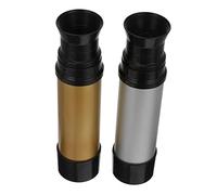 OFFSCH 2 Piezas Telescopio Monocular Educativo para Juguete Telescópico Retráctil Dorado y Plateado Accesorio para Disfraces Exploración Casa