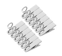 OFFSCH 20 Piezas Lapel Microphone Clips Iron Collar Mic Holders Adjustable Angle For Audio Recording Interviews Presentations Business Use