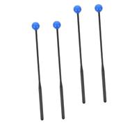 OFFSCH 2pares Baquetas De Percusión Infantil De Palos De Tambor Cabeza De Instrumento Musical Para Aprendizaje Materiales Seguros y Duraderos Para Entusiastas Música