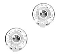 OFFSCH 2piezas Afinador De Guitarra y Violín De Tubo De Afinación Práctico y Para Músicos Sintonizador De Alta Precisión Plateado