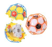 OFFSCH 2piezas Bola Danzante Brillante De Fútbol Balón Luminoso Saltarín Música Minibalón Eléctrico para Jugar Interiores para De Cumpleaños