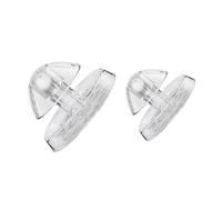 OFFSCH 2Piezas Caracol de Transparente Multifuncional Peces y Plantas