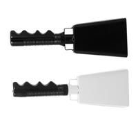 OFFSCH 2piezas Cencerros Metálicos Instrumento Musical Cencerro Vibratorio Accesorio Para Batería Para Deportes y Fiestas