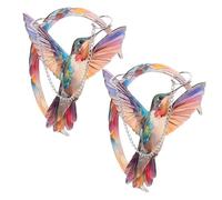 OFFSCH 2piezas Colgante De Acrílico Para Ventana Decoración De Ventanas De Primavera Calcomanías Para Colisiones De Aves