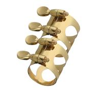 OFFSCH 2piezas Ligaduras De Saxofón Abrazaderas Ajustables Para Boquillas De Saxofón Accesorios Compatible Saxofones Altos Diseño Compacto y Duradero