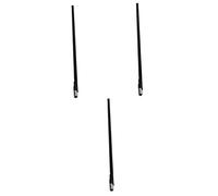 OFFSCH 3 Piezas tensor de acero de 2 vías barra de armadura de guitarra de vías partes de guitarras llave de alma truss rod de acero para guitarra barra de armadura de 2 vías Black