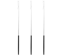 OFFSCH 3 Varillas de Control Manual para títeres: Varillas de Acero Inoxidable para representaciones de títeres en escuelas, Teatro y Fiestas.