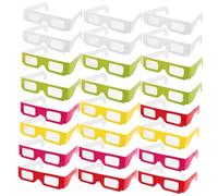 OFFSCH 30 Piezas Gafas Papel Colores Surtidos Fiesta Cumpleaños Recompensa Aula para Cine Casa
