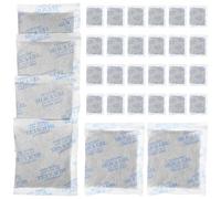 OFFSCH 30 Piezas Paquetes de Gel de Sílice, Paquetes Desecantes de Tela No Tejida, 50g cada Uno, para Alimentos y Electrónica, para Cajones y Coches