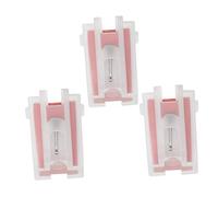 OFFSCH 3piezas Aguja De Rubí Cabezal De Disco Para Tocadiscos De Vinilo Repuesto Accesorios De Audio Varilla De Aluminio Roja