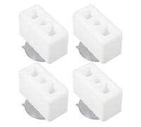 OFFSCH 4 fijadores de plástico para Parque Infantil - Conector de Ventosa Antideslizante para Zona de Juegos Infantiles - Base de Montaje de Seguridad para Centro de Actividades,